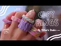 DIY Crafts Is it out of trend already Making POLYMER CLAY RINGS