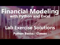 Python Basics - Classes