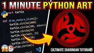 How to Draw the Ultimate Sharingan in Python Turtle Full Tutorial
