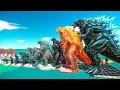 Download Lagu EVOLUTION of GODZILLA EARTH Size Comparison VS SHIMO + King Ghidorah + Mechagodzilla - ARBS