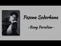 Lagu Pesona Sederhana - Rony Parulian | Lirik lagu