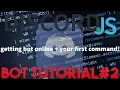 HOW TO MAKE A DISCORD JS BOT 2017 getting bot online first command Discord JS Bot Tutorial