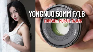 yongnuo yn 50mm f 1 8 da aps c autofocus lens for sony nikon compact affordable and sharp 