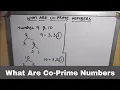 What Are Co-Prime Numbers Co-Prime Numbers