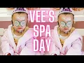 VEE PRINCESS SPA DAY WITH HER BESTIES AT GLITTER AND GLAM PARAMUS NJ