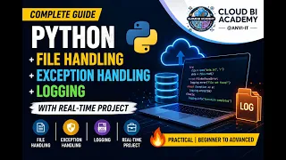Python File Handling Exception Handling Logging with Real-Time Project Beginner - Advanced