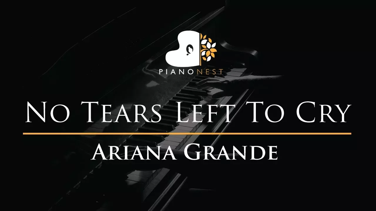 Ariana Grande - No Tears Left To Cry - Piano Karaoke / Sing Along / Cover with Lyrics