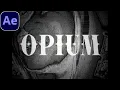 Opium One Frame Glitch Effect - After Effects Tutorial
