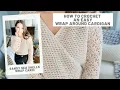 Easy Crossover Wrap Cardigan Crochet Pattern