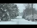 Snowstorm Jackson Michigan Dumped more than foot of snow