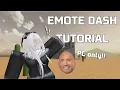 how to EMOTE DASH on EVADE on PC on-screen keyboard