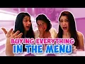 BUYING EVERYTHING IN THE MENU GONE WRONG DONNALYN JELAI ZEINAB