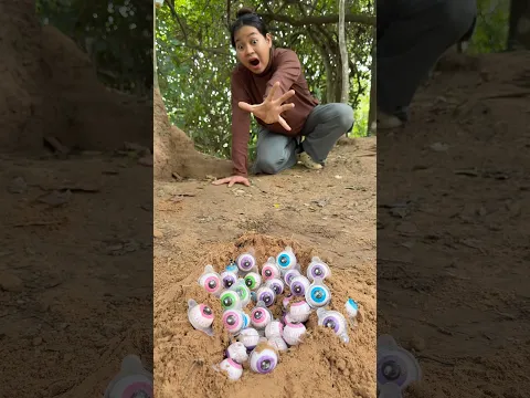 Survival candy in forest #camping #skills #candy