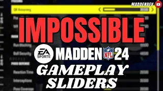 The HARDEST All-Madden Madden 24 Franchise Gameplay Sliders