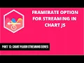 13 Framerate option for streaming in Chart JS Chartjs Plugin Streaming Series