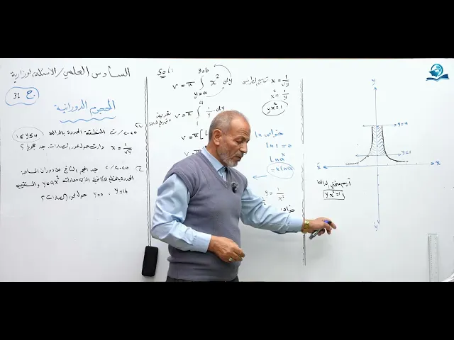 رياضيات السادس العلمي - الفصل الرابع - ألاسئله الوزارية الخارجية ج31