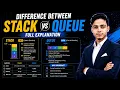 Difference Between Stack Queue In Data Structure Stack And Queue Comparison Stack And Queue