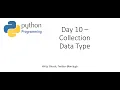 10 Day 10 Collection Data Type Python CodingKids