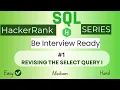 HackerRank SQL Questions Revising the Select Query 1