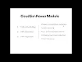 CloudSim Power Module Introduction