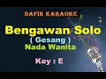 Download Lagu Bengawan Solo (Karaoke)Gesang Nada Wanita / Cewek Female Key E Irama keroncong