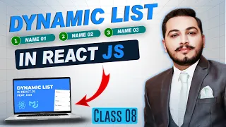 React Lists Keys Explained map Method Dynamic Data Rendering React JS Course Urdu