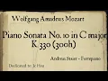 Mozart - Piano Sonata No. 10 K. 330 (on Period Instrument)