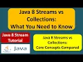 Java 8 Streams vs Collections What You Need to Know Java 8 streams Streams in Java 8