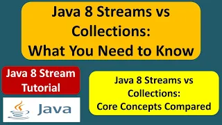 Java 8 Streams vs Collections What You Need to Know Java 8 streams Streams in Java 8