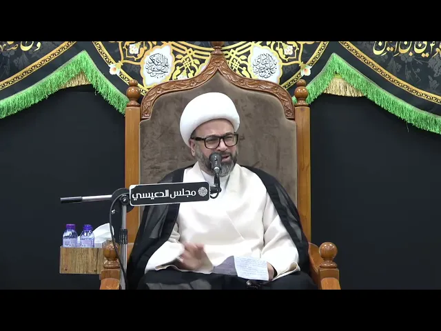 ⁣موقف عبدالله بن حرم والد جابر الأنصاري في معركة أحد - الشيخ ياسين الجمري - مجلس الدعيسي