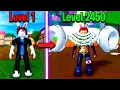 Noob To Max Level With Awakened Dough in One Blox Fruits