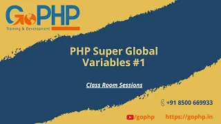Part1 - PHP Super Global Variables