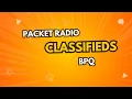 Packet radio classifieds app