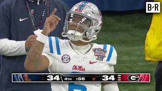 Georgia vs Ole Miss - Wild 4th Quarter Ending College Football Playoff
