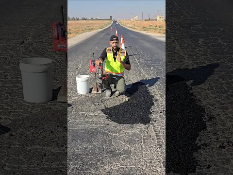 اليوم حفرة وبكرا حملة ☝️ / المفرق - طريق الخالدية السعيدية