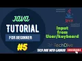 How to take input from Getting Keyboard Input - Java tutorial