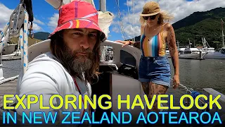 Exploring Havelock in Pelorus Sound with Rhonda in Marlborough Sounds on New Zealand’s South Island