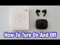 Tagry X08 Earbuds - How To Turn On Off