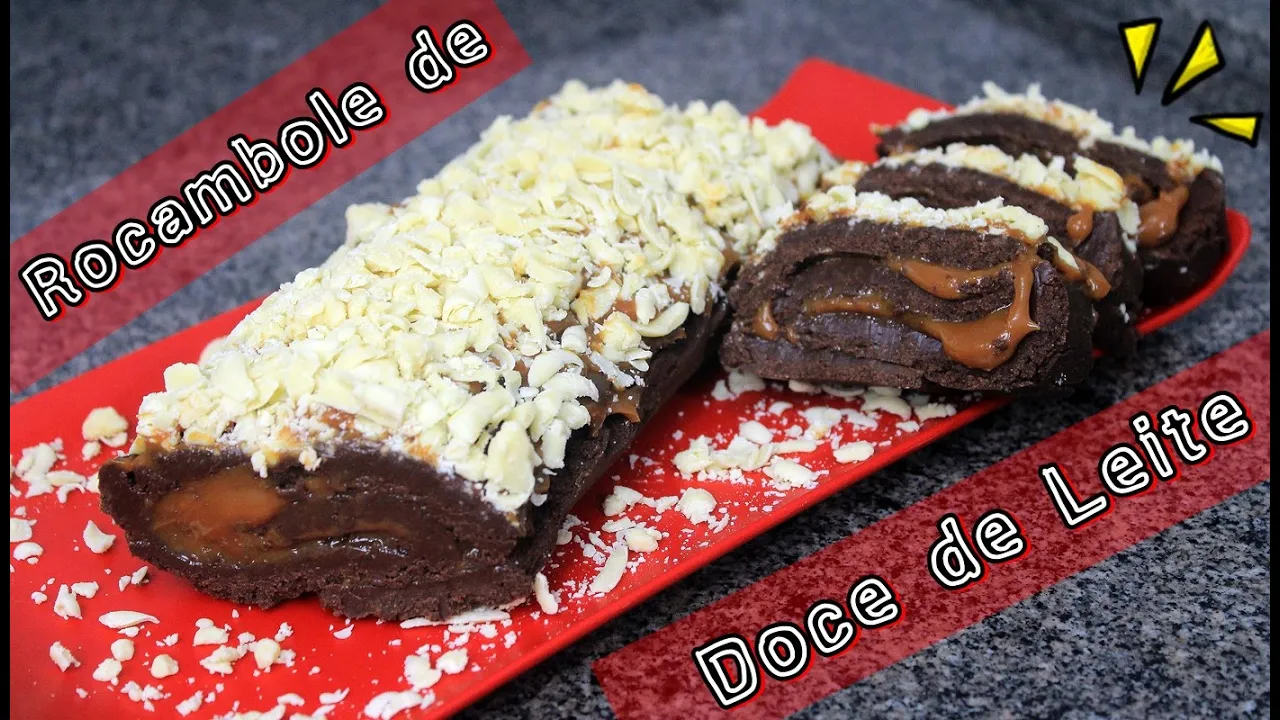 ROCAMBOLE DE DOCE DE LEITE COM APENAS 5 INGREDIENTES! SISTERS LELLIS