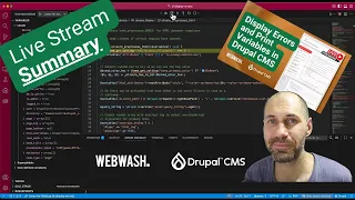 Summary Display Errors and Print Variables in Drupal CMS