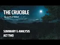 The Crucible - Summary Analysis Act Two