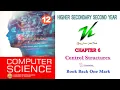 Chapter 6 Book Back One Mark Questions 12th Computer Science Evaluation Control Structures