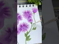 Download Lagu Purple dreams in soft strokes! 💜💥 #onestrokepainting #floralart #painting #flowers #shorts #trending