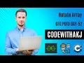 Rotate Array GFG POTD C 18-11-2024