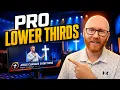 ProPresenter 7 ATEM Graphic Lower Thirds for Church Livestreams