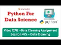 Data Cleaning Assignment from the Session - Data Cleaning