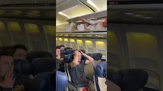 This happened on the airplane
