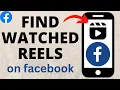 Lagu How to Find Reels You've Watched on Facebook - 2026