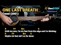 One Last Breath - Creed (2002) Easy Guitar Chords Tutorial with Lyrics