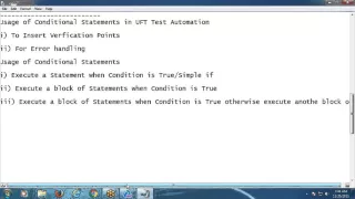 VBScript Conditional Statements
